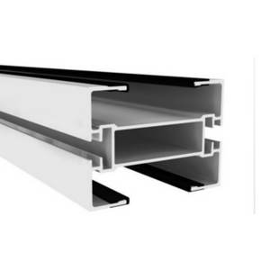Slide rails on aluminium beam for chain conveyor system