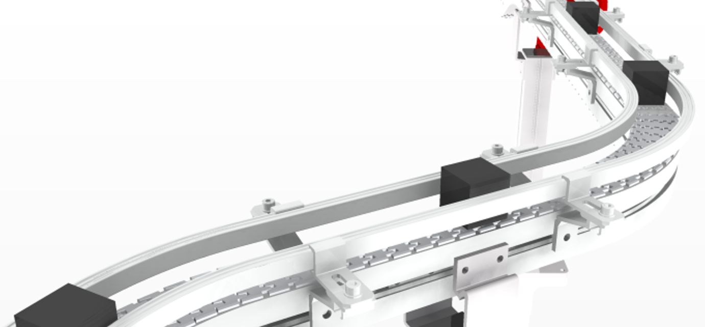 Beams - chain conveyor - modular automation