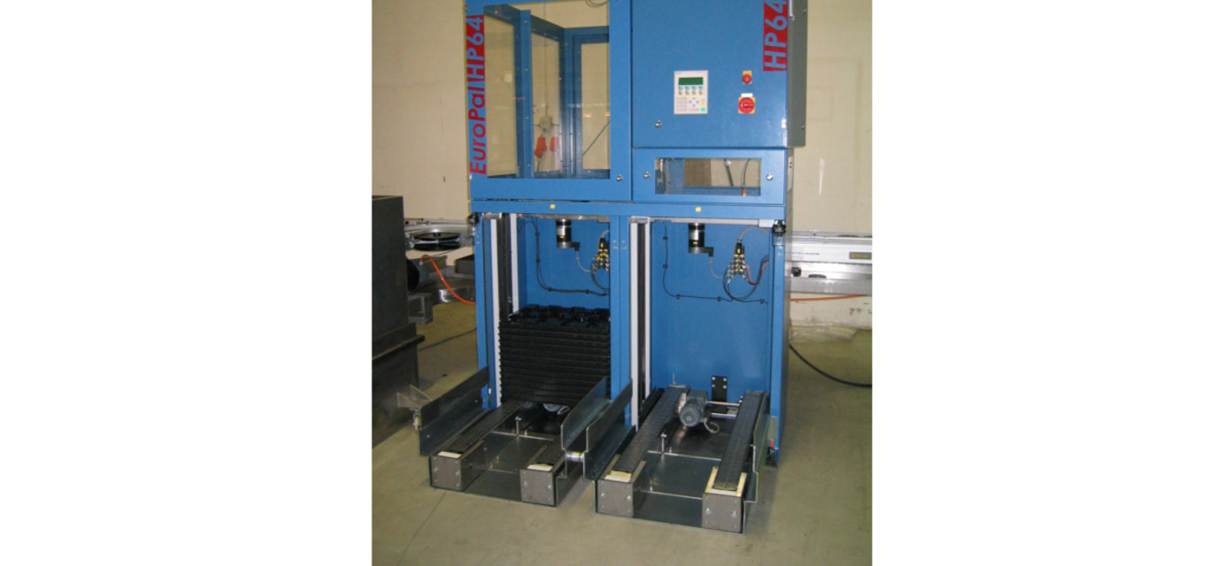 Feeder for palletizers