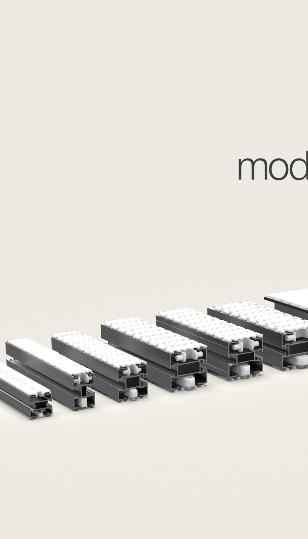 Plastic chain conveyor systems & palletisers - modular automation GmbH