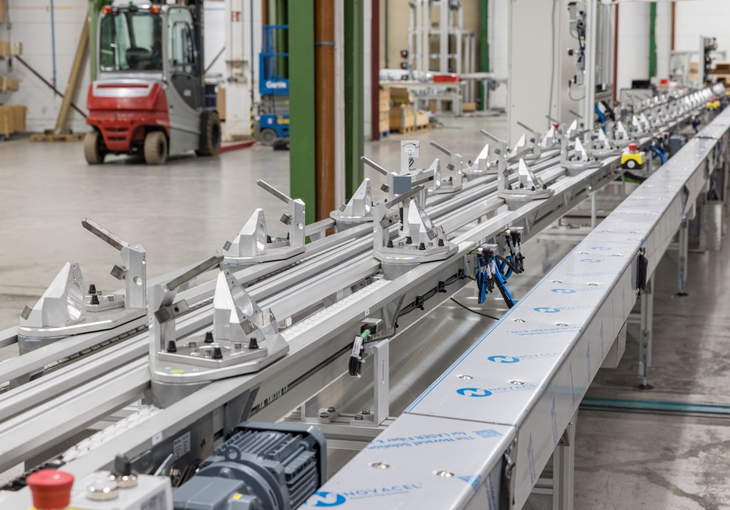 Modular Engine Pallet moduflex workpiece carrier/pallet conveyor system | modular automation