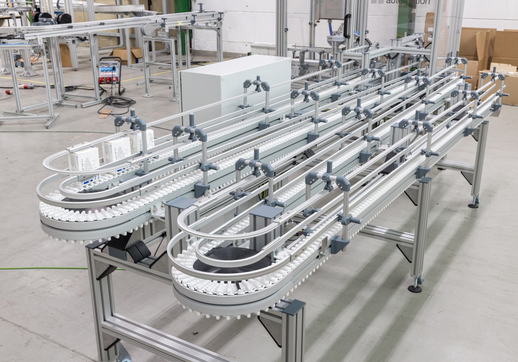 Side rails for plastic chain conveyors | modular automation
