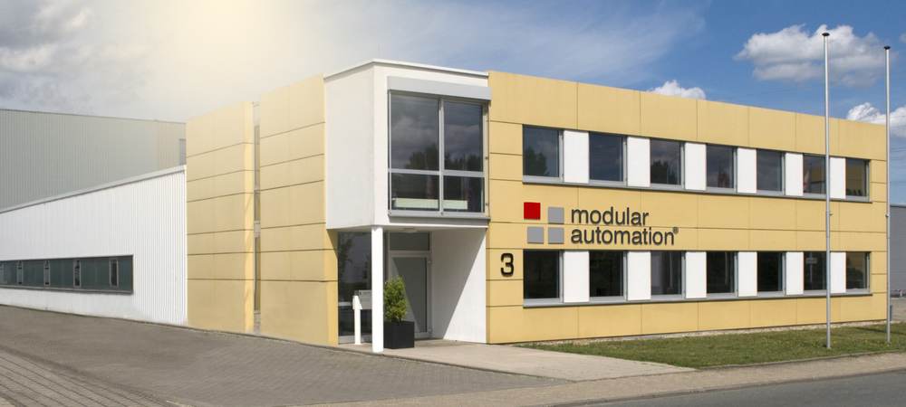 modular automation company building Darmstadt