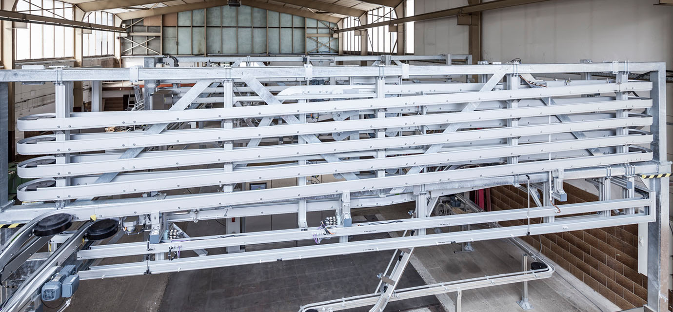 Storage system: Alpine Conveyor - accumulating conveyors from modular automation
