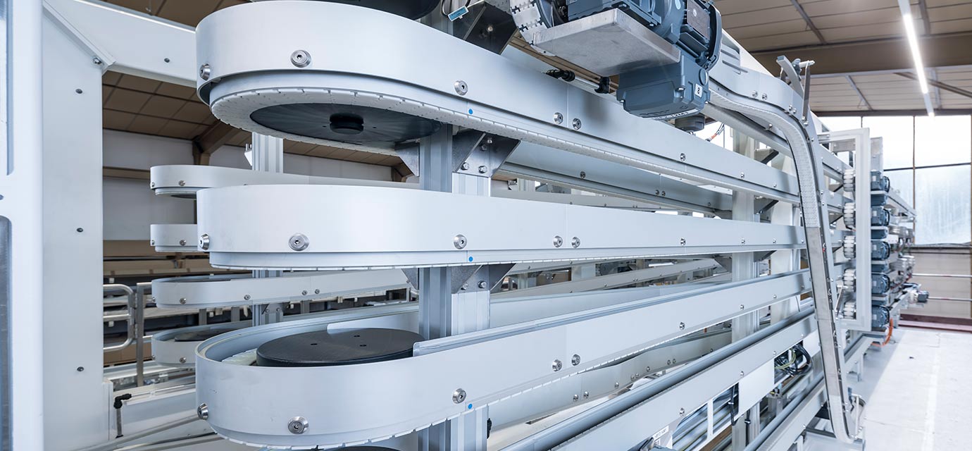 Alpine conveyor - accumulating conveyor system by modular automation