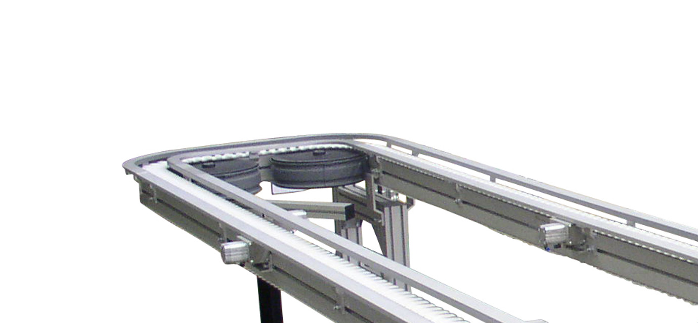Wheel bends for chain conveyors from modular automation GmbH