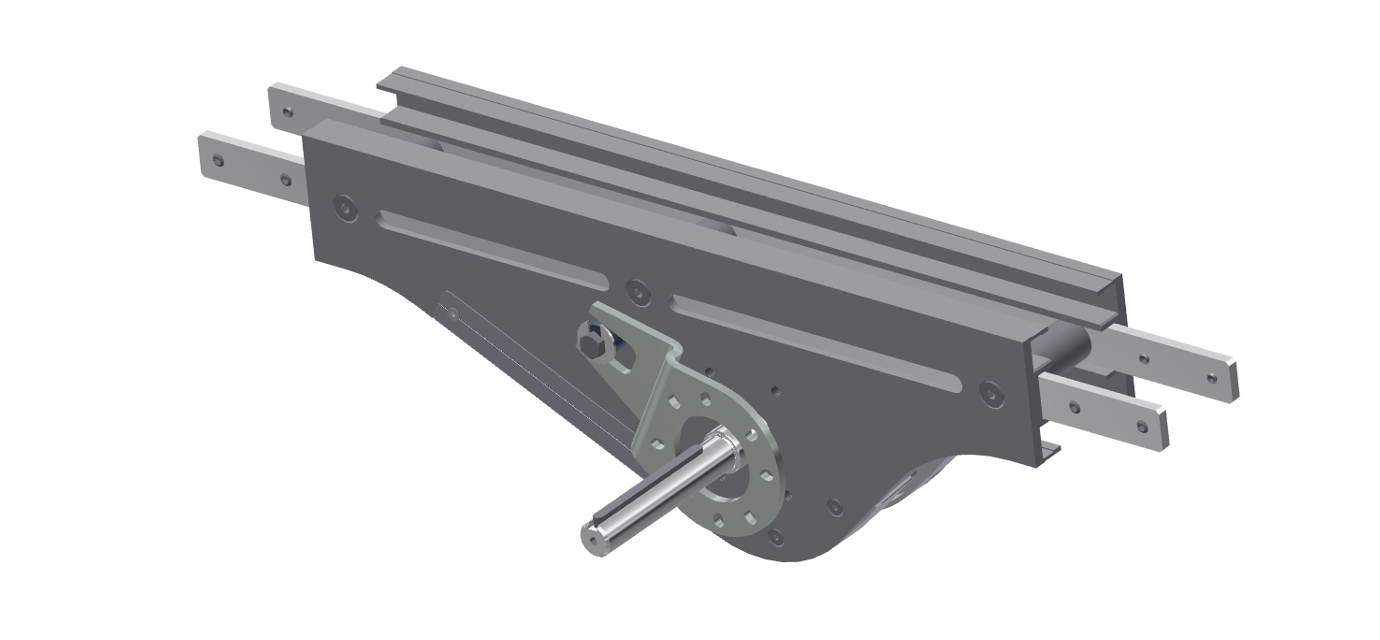 Mid drive unit for chain conveyors with returning chain - modular automation