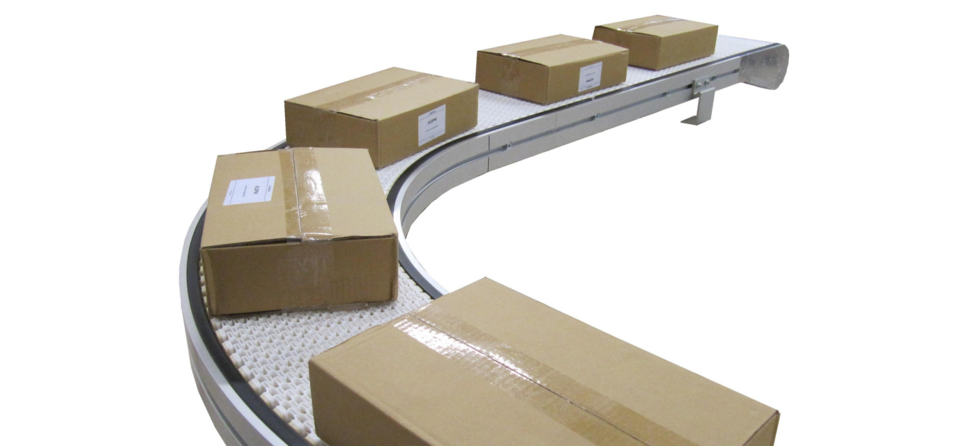 Modular belts / mat chain conveyor  from modular automation